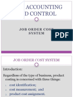 AE22 Lesson 4 - Job Order Cost System