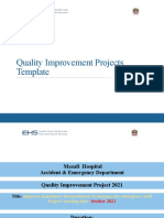 Quality Improvement Projects Template