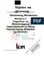 ADM Modyul 9 Filipino Sa Piling Larang (Akademik) Final 2