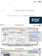 Geospatial Network Inventory: FTTH Network - City Deployment
