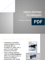 Video-Editing Techniques