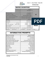 Speaking Test Part 3 - Interactive Prompts - Making and Responding Suggestions