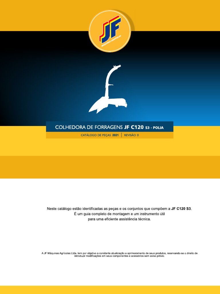 Catalogo de Pecas JF c120 s3 Polia 2021 Rev 0 | PDF | Parafuso | Ferramentas