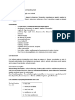 Market Equilibrium and Cost Segregation