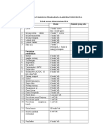 Kelengkapan Sarana Dan Prasarana Labor Ipa