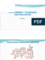 Measurement Techniques and Evaluation