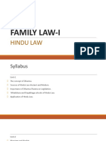 Family Law-I (Hindu Law)