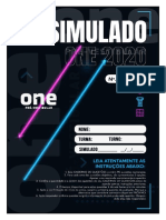 3º Simulado Geral One 2020