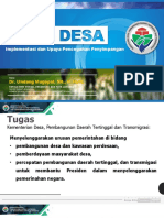 Paparan Dana Desa KDPDTT Medan 2019