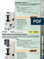 Sale Price Analog Rockwell Hardness Tester $1795.00: Order Number Description List Price