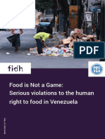 Report - Right To Food - Venezuela