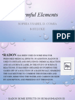 Harmful Elements: Sophia Ysabel D. Comia 8-ST - LUKE