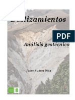 Deslizamientos Volumen 1 Análisis Geotécnico - Jaime Suárez Díaz - 1ra Edición