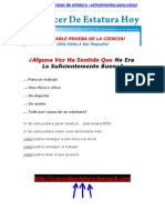 Metodos para Crecer de Estatura - Estiramientos para Crecer