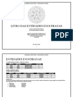 Livro Das Entidades Enochianas 3ed Robson Bélli