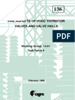 136 - Fire Aspects of Hvdc Thyristor Valves and Valve Halls