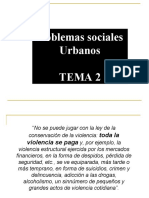 Problemas Sociales Urbanos