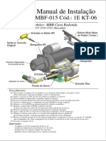 Manual de Instalação: MBF-015 Cód.: 1E KT-06