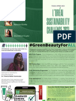 Amisha Lal: L'Oréal Sustainability Challenge 2021