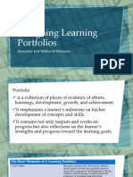 Designing Learning Portfolios