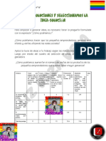 Ideamos Soluciones y Seleccionamos La Idea-Soluci: ESTUDIANTE: Liz Daza Vela 4° "B"