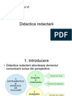 Didactica redactarii