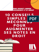 10 Conseils Pour Augmenter Ses Notes en Droit