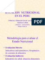 Situación Nutricional en El Perú