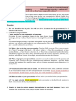 Guidelines Inglés II Task 2 (Local Issues and Possible Solutions) Semestre 2021-II