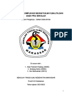 Makalah PENYULIT DAN KOMPLIKASI NEONATUS, BAYI, BALITA, DAN ANAK PRA SEKOLAH