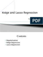 Ridge and Lasso Regression: Name:-Mohini Chorat Roll No:-217504 Sub:-Data Science