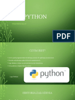 Prezentacja o Pythonie - Informatyka
