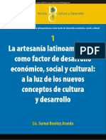 La Artesania Latinoamericana Como Factor de Desarrollo