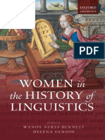 Wendy Ayres-Bennett (Editor), Helena Sanson (Editor) - Women in the History of Linguistics-Oxford University Press (2021)