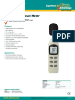Digital Sound Level Meter Ordering Information: