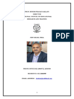 Biodata Prof D P Saklani