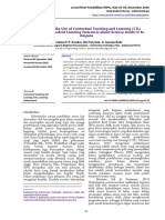 The Effect of The Use of Contextual Teaching and Learning (CTL) Approach On Student Learning Outcomes About Science Grade IV To Ampera