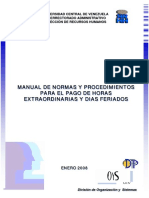 Manual de Horas Extras 2da Versión Ene 2008