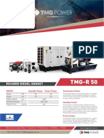 TMG-R 50: Ricardo Diesel Genset