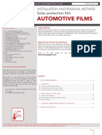 Automotive Films: Solar Protection Film