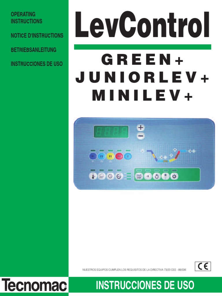Levcontrol Green+ Juniorlev+ Minilev+ r01 71503675 Es | PDF | Residuos ...