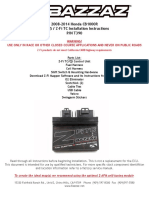 2008-2014 Honda CB1000R Z-Fi QS / Z-Fi TC Installation Instructions P/N T390