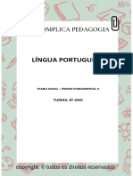 Língua Portuguesa - 8º ano