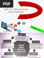 MM 302 - Digital & Social Media Marketing: Lectu Re: 11