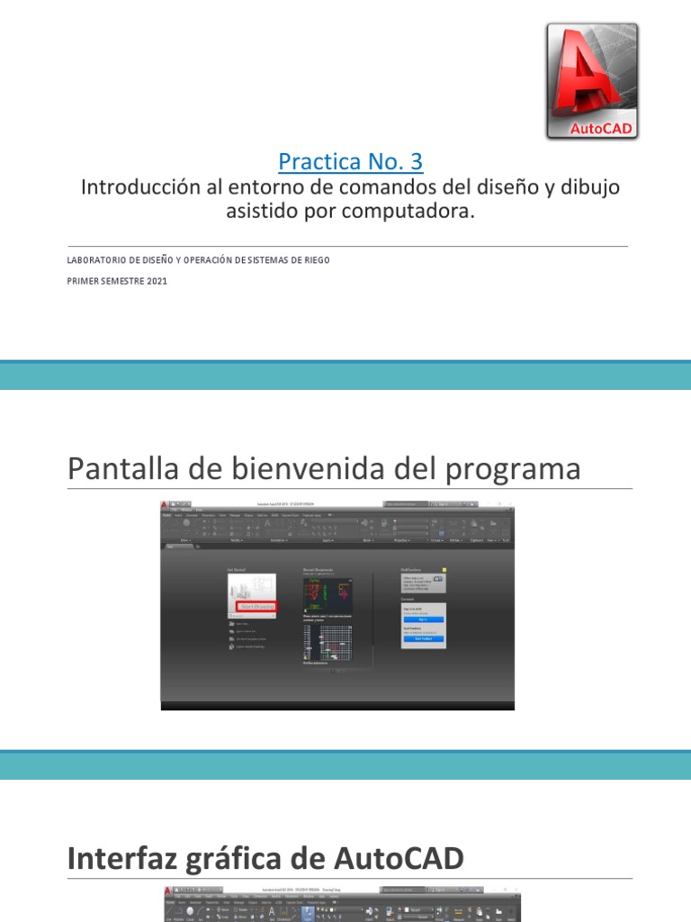 Interfaz AUTOCAD PDF Interfaces gráficas de usuario Cad automático