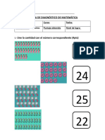 Prueba de Diagnóstico de Matemática