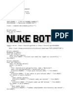 Discord bot nuke and spam channels