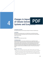 Changes in Impacts of Climate Extremes Human Systems and Ecosystems