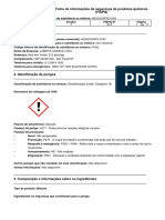 Ficha de segurança química para mistura corte HEXOCORTE 015V