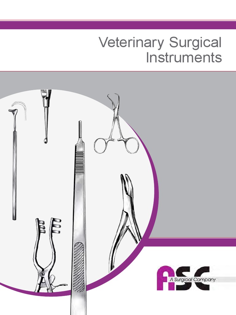Veterinary Surgical Instruments Catalogue | PDF | Cutting Tools | Cutting